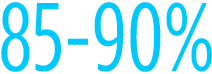 85-90percent
